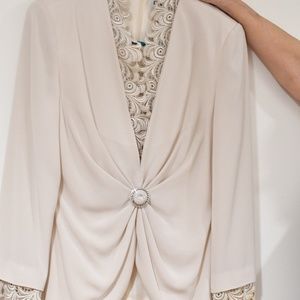 Daymor Couture White Suit